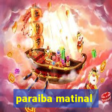 paraiba matinal